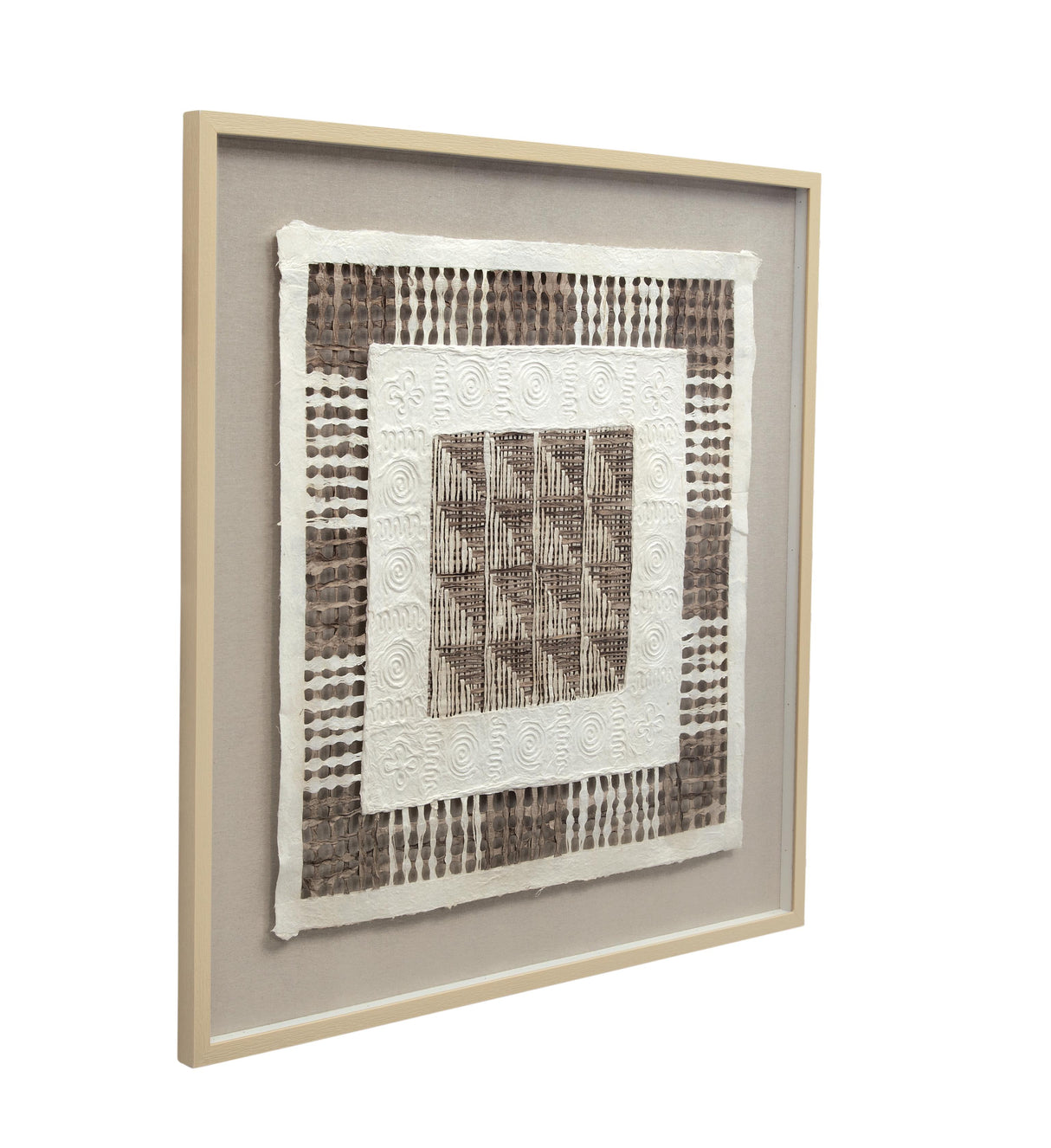 Bassett Natural Frame Taughtrope Wall Art