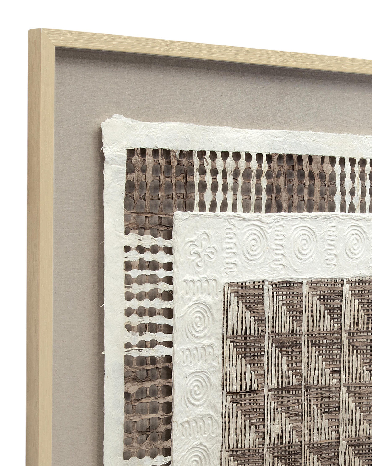 Bassett Natural Frame Taughtrope Wall Art