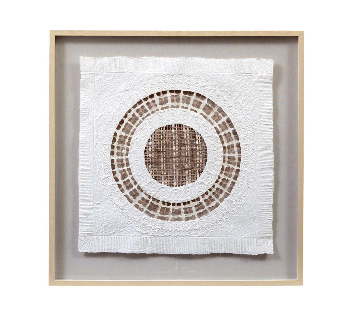 Bassett Natural Frame Tightrope Wall Art
