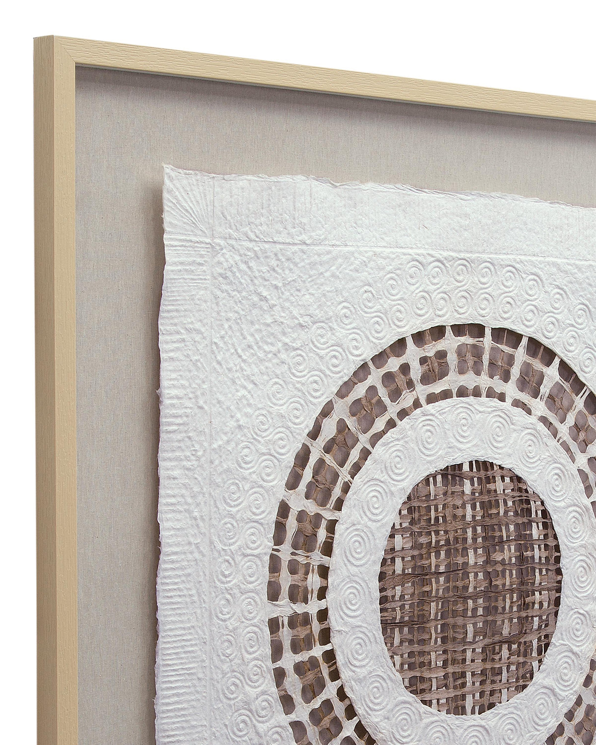 Bassett Natural Frame Tightrope Wall Art