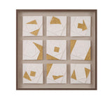Bassett Brown Frame Framework Wall Art