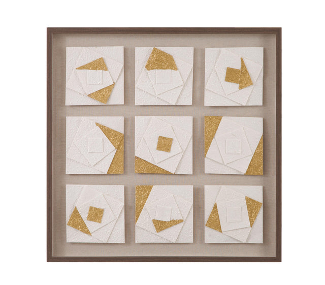 Bassett Brown Frame Framework Wall Art