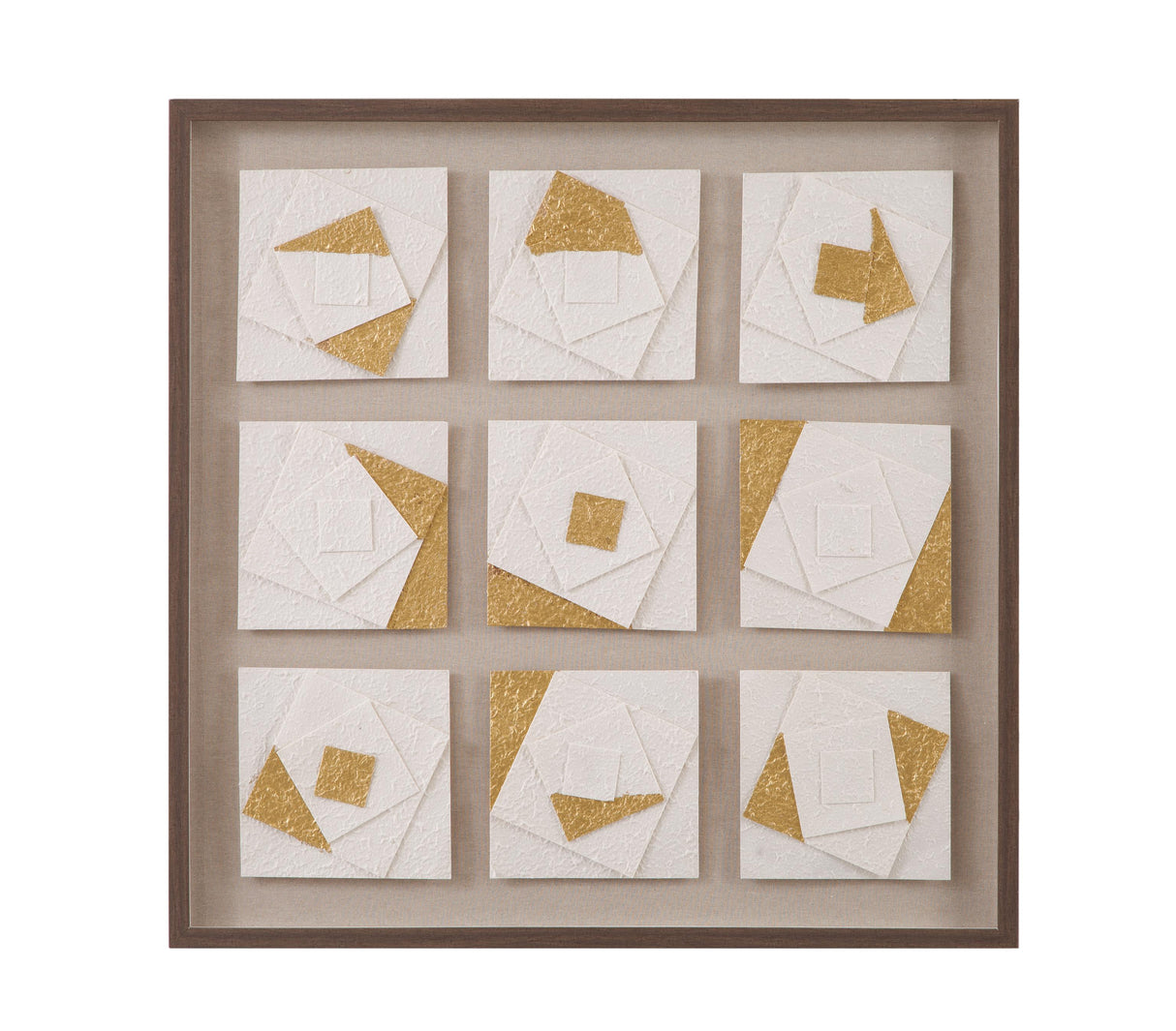 Bassett Brown Frame Framework Wall Art