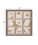 Bassett Brown Frame Framework Wall Art