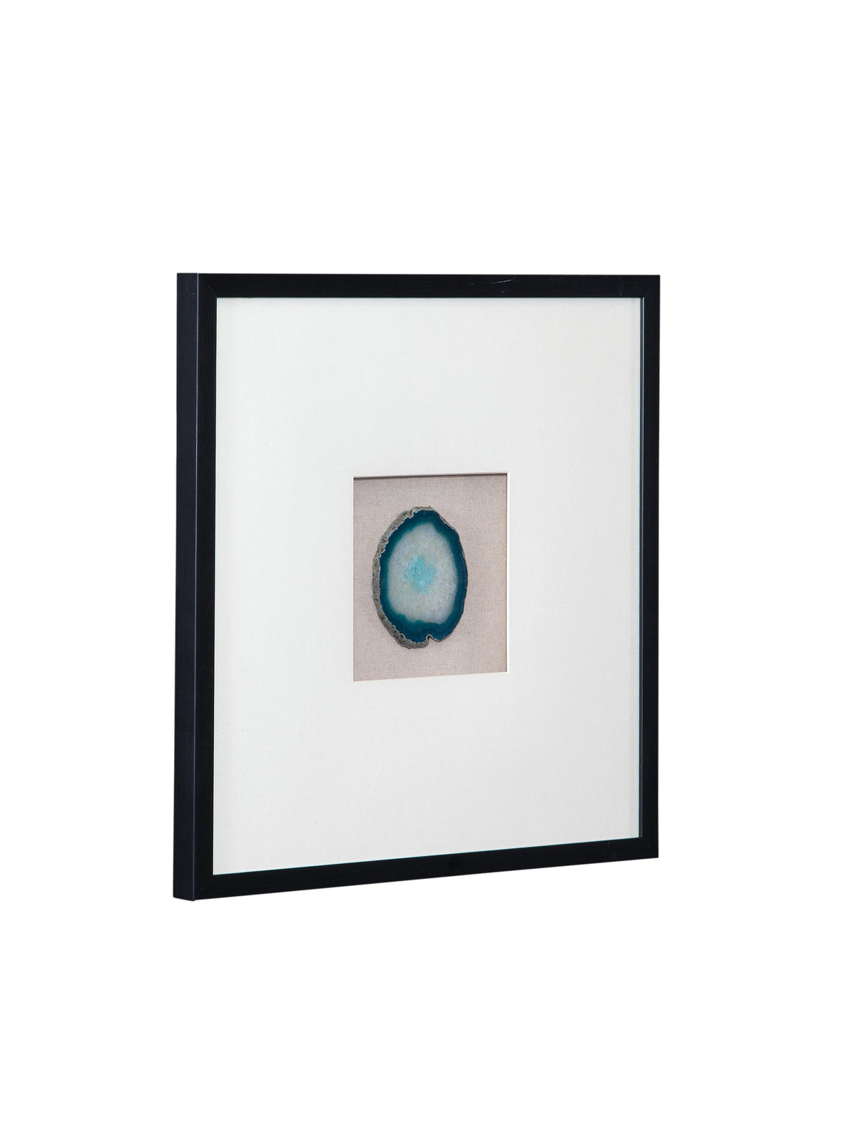 Bassett Black Frame Crystal Geode Wall Art