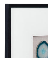 Bassett Black Frame Crystal Geode Wall Art