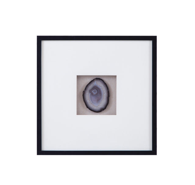 Bassett Black Frame Crystal Geode II Wall Art
