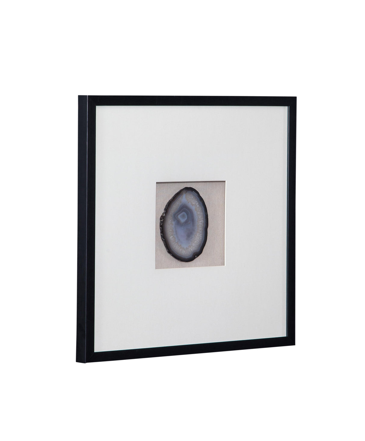 Bassett Black Frame Crystal Geode II Wall Art