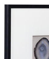 Bassett Black Frame Crystal Geode II Wall Art