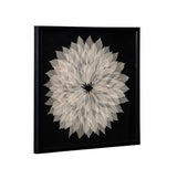 Bassett Black Frame Translucent Leaf Wall Art