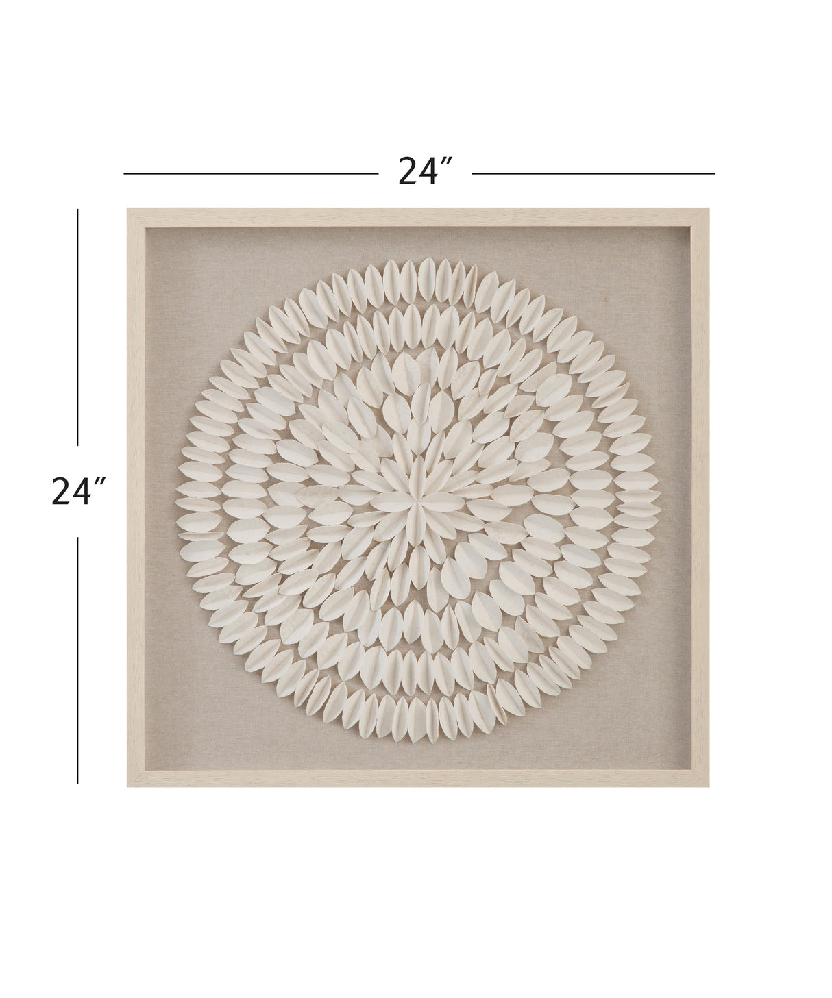 Bassett Cream Frame Donellie Wall Art
