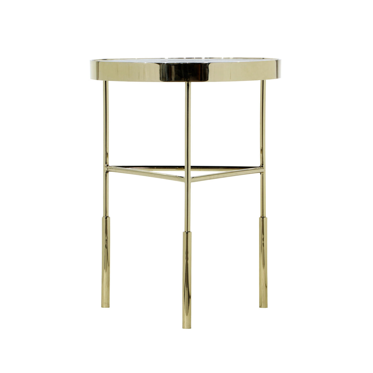 Bassett Polished Gold Delilah Accent Table