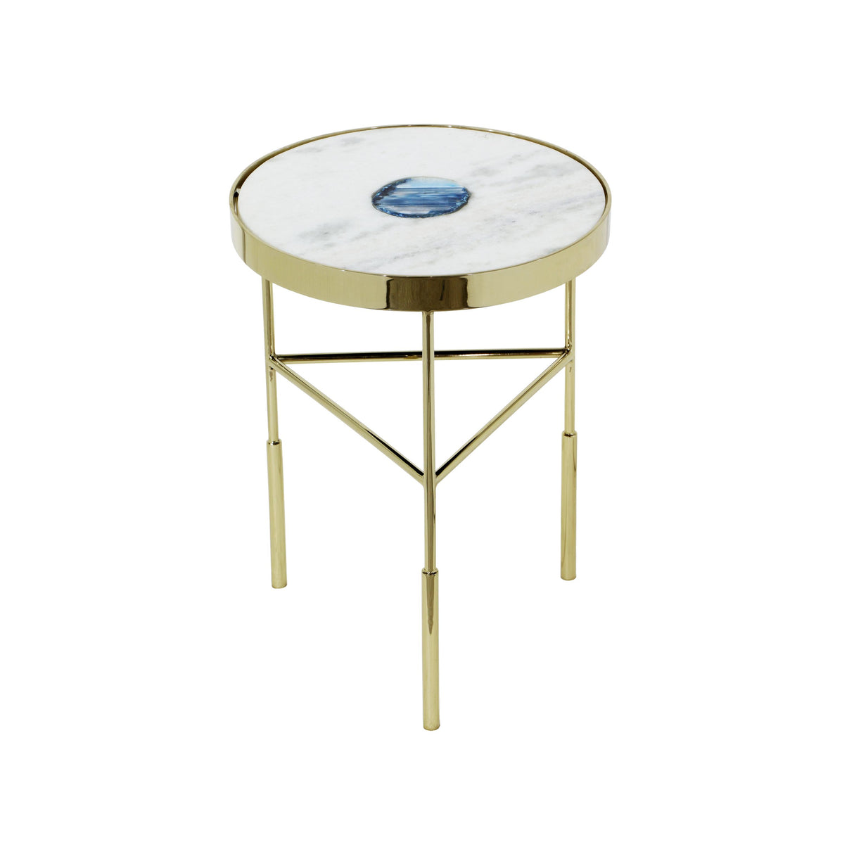 Bassett Polished Gold Delilah Accent Table