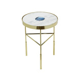 Bassett Polished Gold Delilah Accent Table