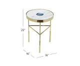 Bassett Polished Gold Delilah Accent Table