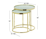 Bassett Gold Bridget Nesting Tables