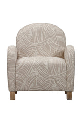 Bassett Khaki Swirl Willow Accent Chair