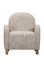 Bassett Khaki Swirl Willow Accent Chair