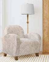 Bassett Khaki Swirl Willow Accent Chair