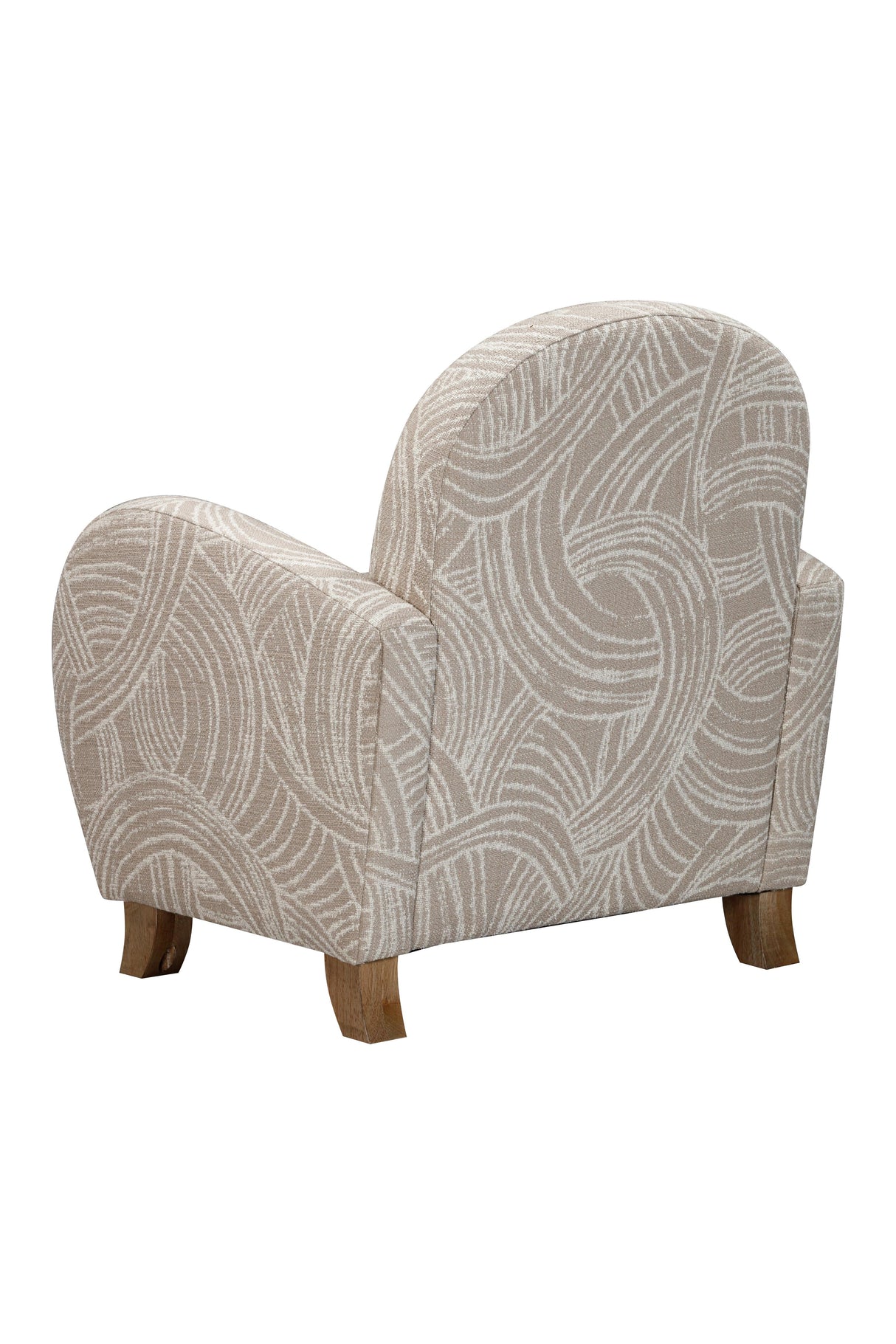 Bassett Khaki Swirl Willow Accent Chair