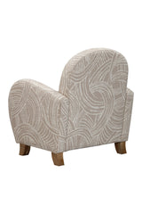 Bassett Khaki Swirl Willow Accent Chair