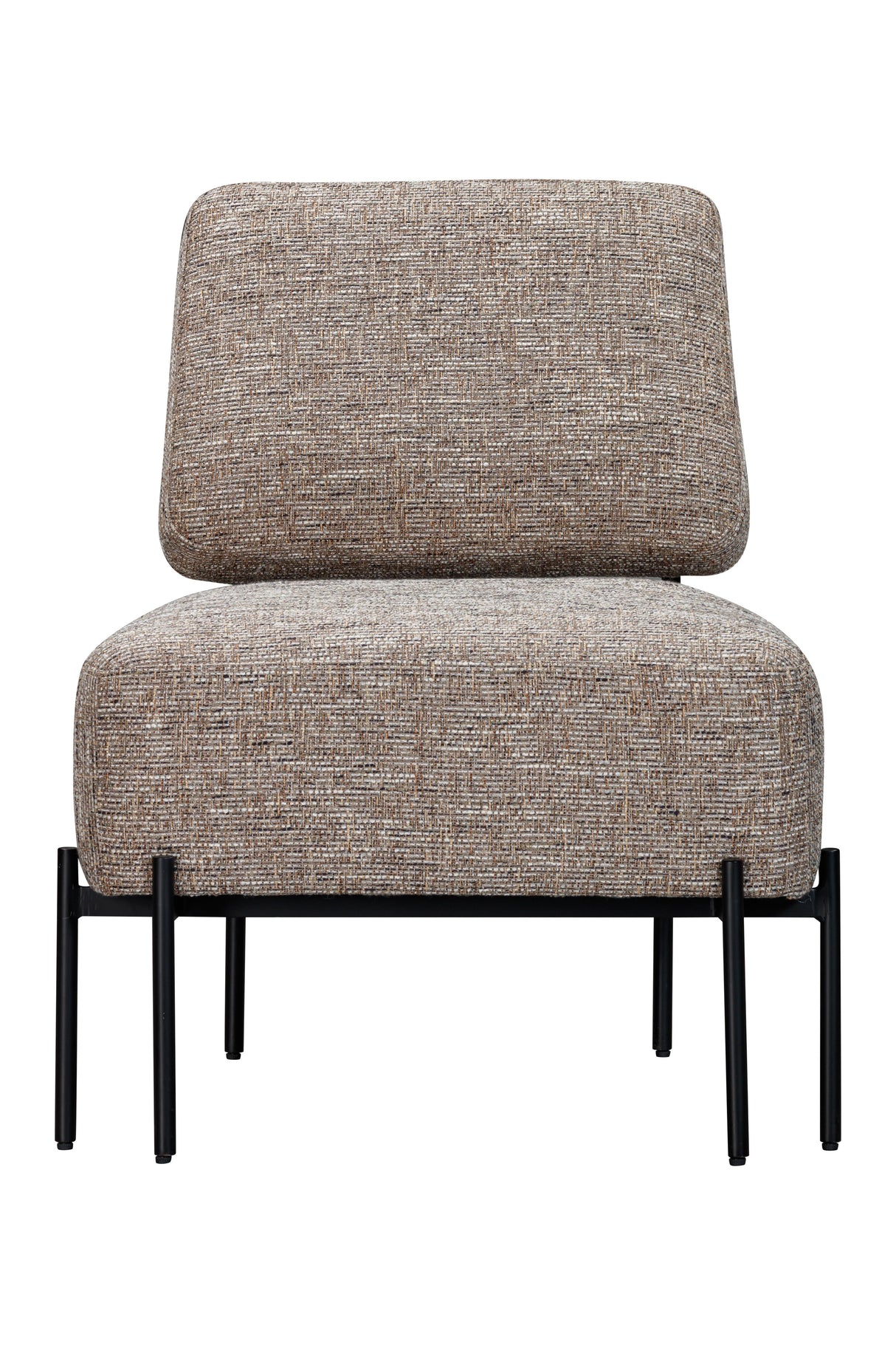Bassett Walnut & Matte Black Pennington Accent Chair