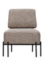 Bassett Walnut & Matte Black Pennington Accent Chair