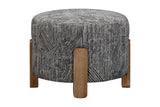 Bassett Exquisite Zebra Jasper Accent Ottoman