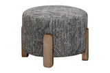 Bassett Exquisite Zebra Jasper Accent Ottoman