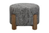 Bassett Exquisite Zebra Jasper Accent Ottoman