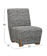 Bassett Exquisite Zebra Jasper Accent Chair