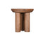 Bassett Natural Mango w/ Sandblasting Blair Round End Table