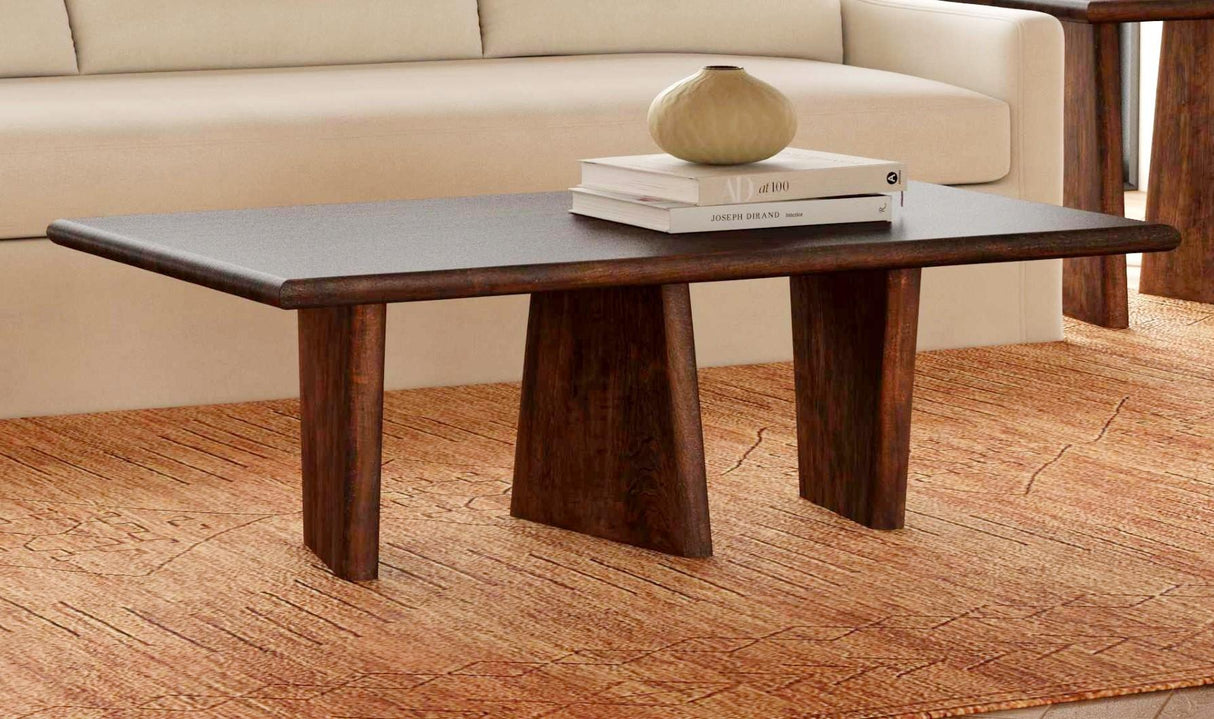 Bassett Brown Lasso Rect Coffee Table