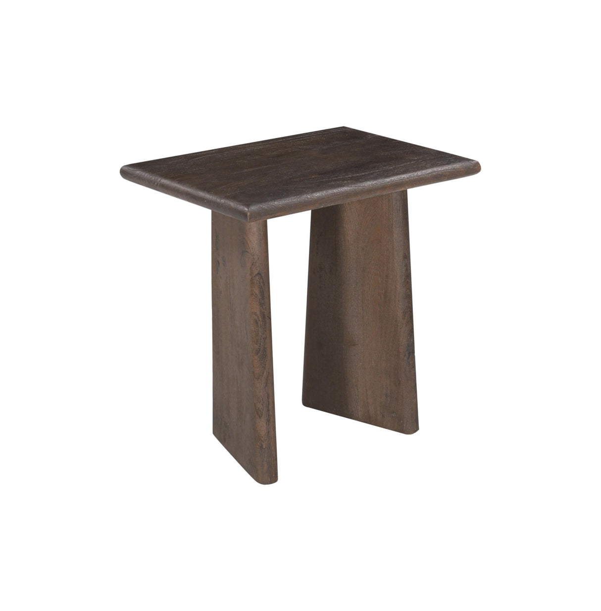 Bassett Antique Natural Mango Wood with Sandblasting Lasso Sq End Table