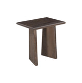 Bassett Antique Natural Mango Wood with Sandblasting Lasso Sq End Table