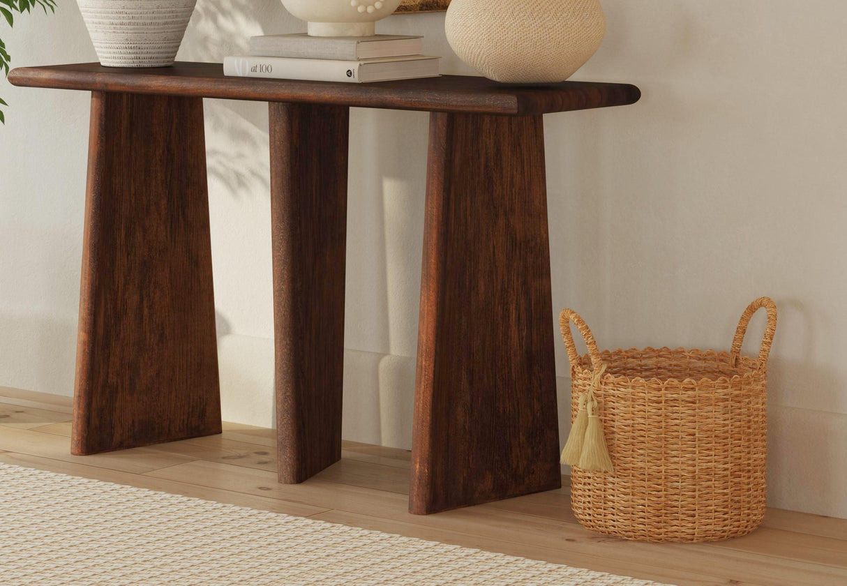 Bassett Brown Lasso Console Table