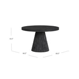 Bassett Black Gaines Dining Table