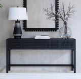Bassett Black Pentak Console Table