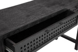 Bassett Black Pentak Console Table