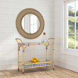 Bassett Blue Ventana Bar Cart