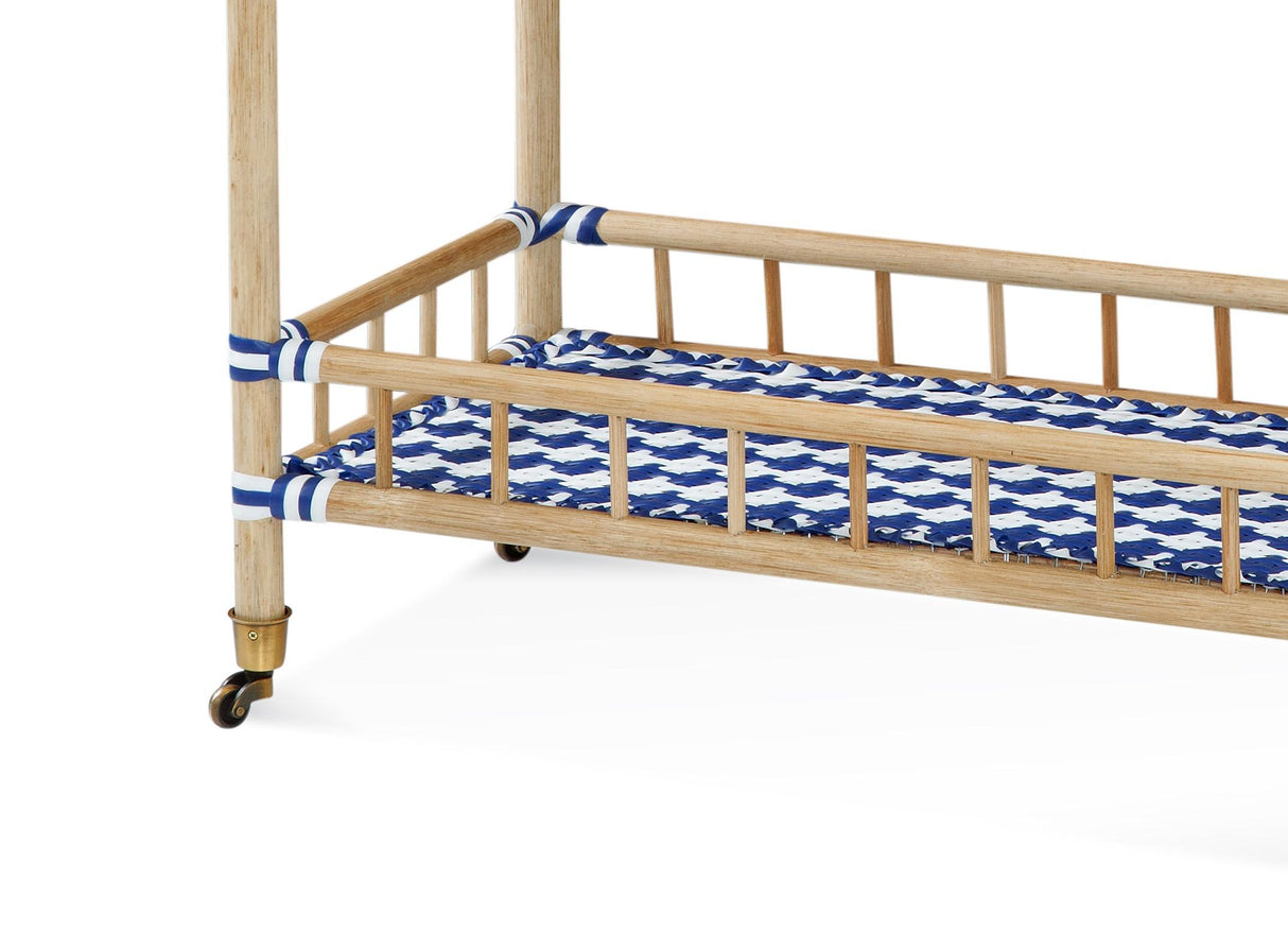Bassett Blue Ventana Bar Cart