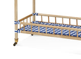 Bassett Blue Ventana Bar Cart