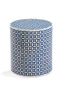Bassett Ivory Blue Attic Accent Table