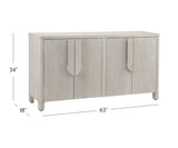 Bassett Washed Blonde Oak Karina Server