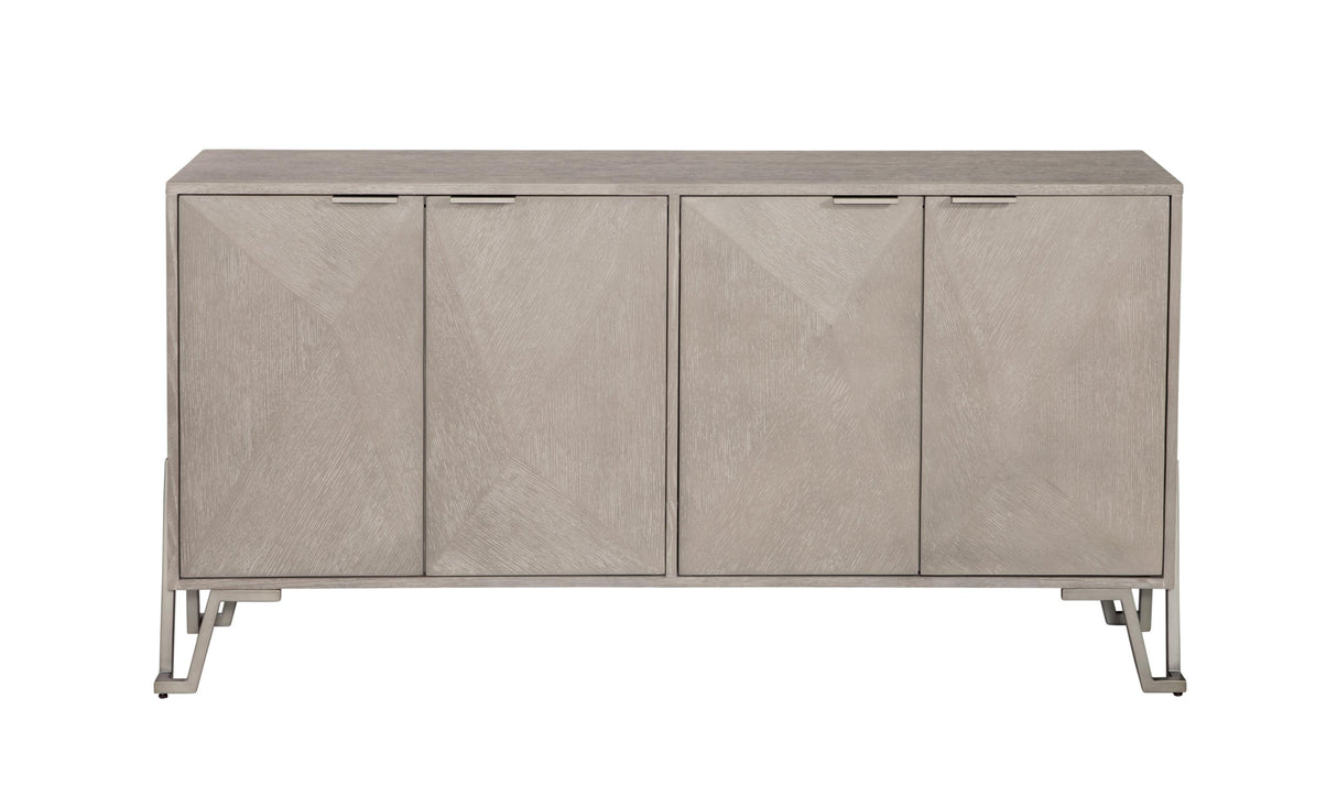 Bassett Brushed Nickel Cooper Server