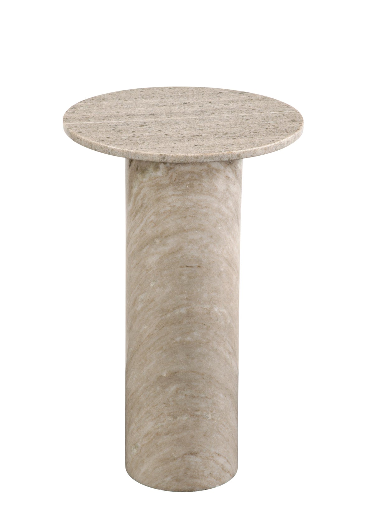 Bassett Gray Marble Claude Accent Table