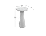 Bassett White Baird Accent Table