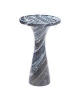 Bassett Grey Marble Baird Gray Accent Table