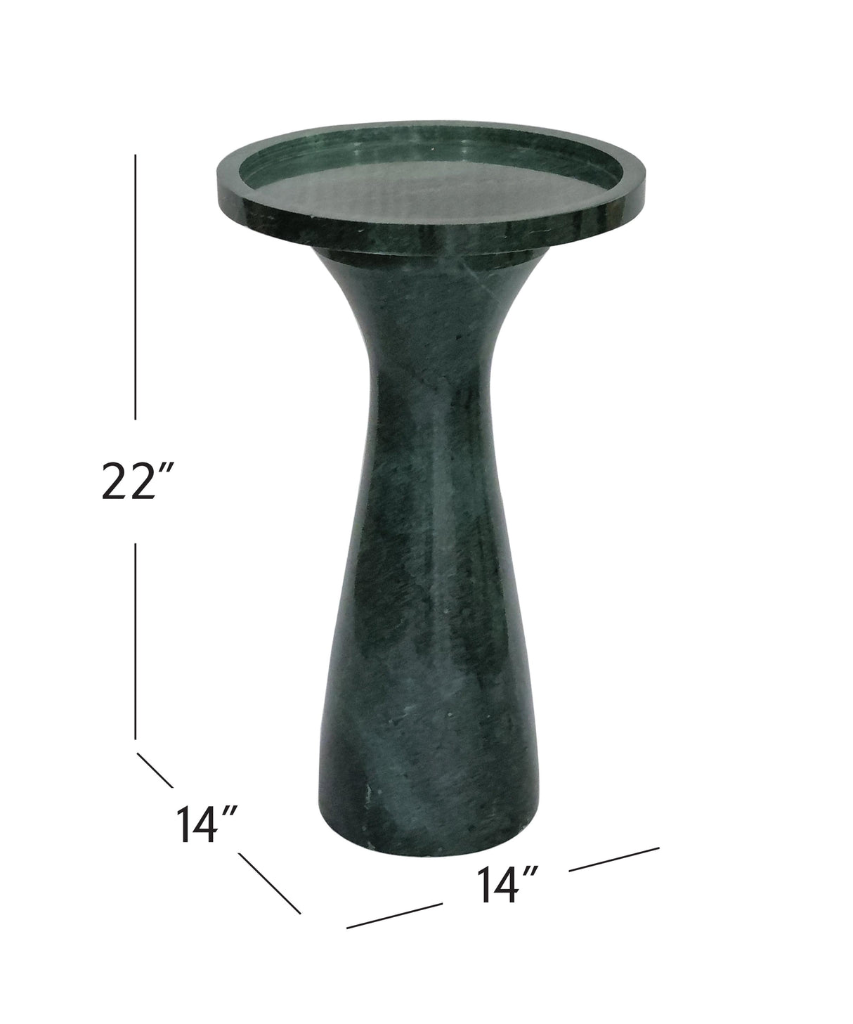 Bassett Emerald Marble Baird Emerald Accent Table