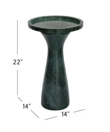 Bassett Emerald Marble Baird Emerald Accent Table